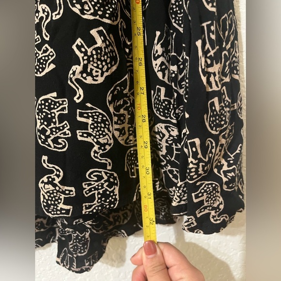 Anthropologie Maeve Elephant Noronha Faux Wrap Size XSmallP - Picture 11 of 12